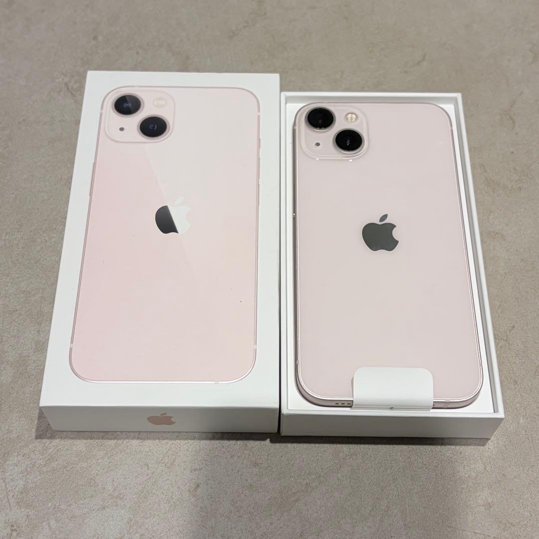 【美品】Apple iPhone 13 ピンク 本体　258GB SIMフリー