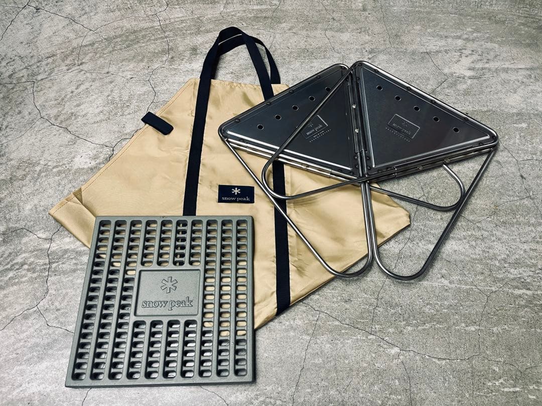 スノーピーク焚き火台M　と　炭床ProM　のセット
