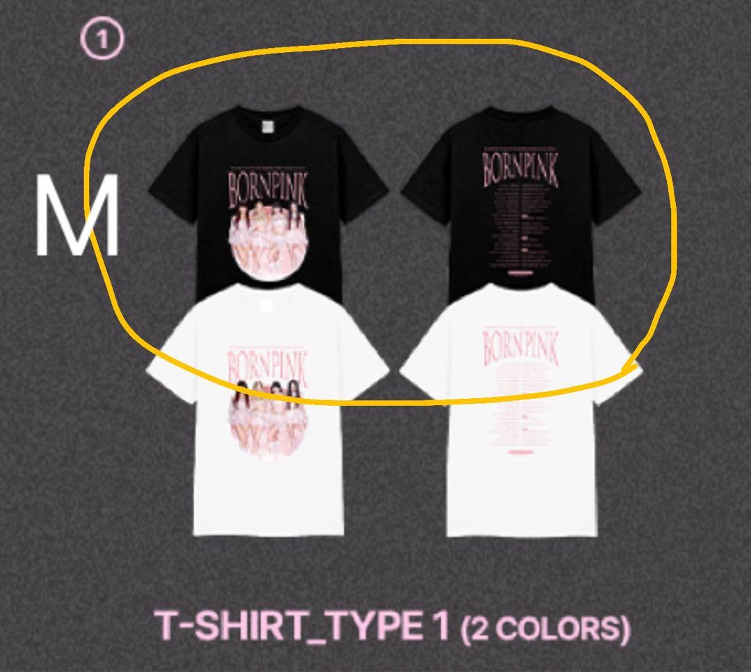 ロゼ着用 会場限定 BLACKPINK ソウルコン シャツMサイズ black