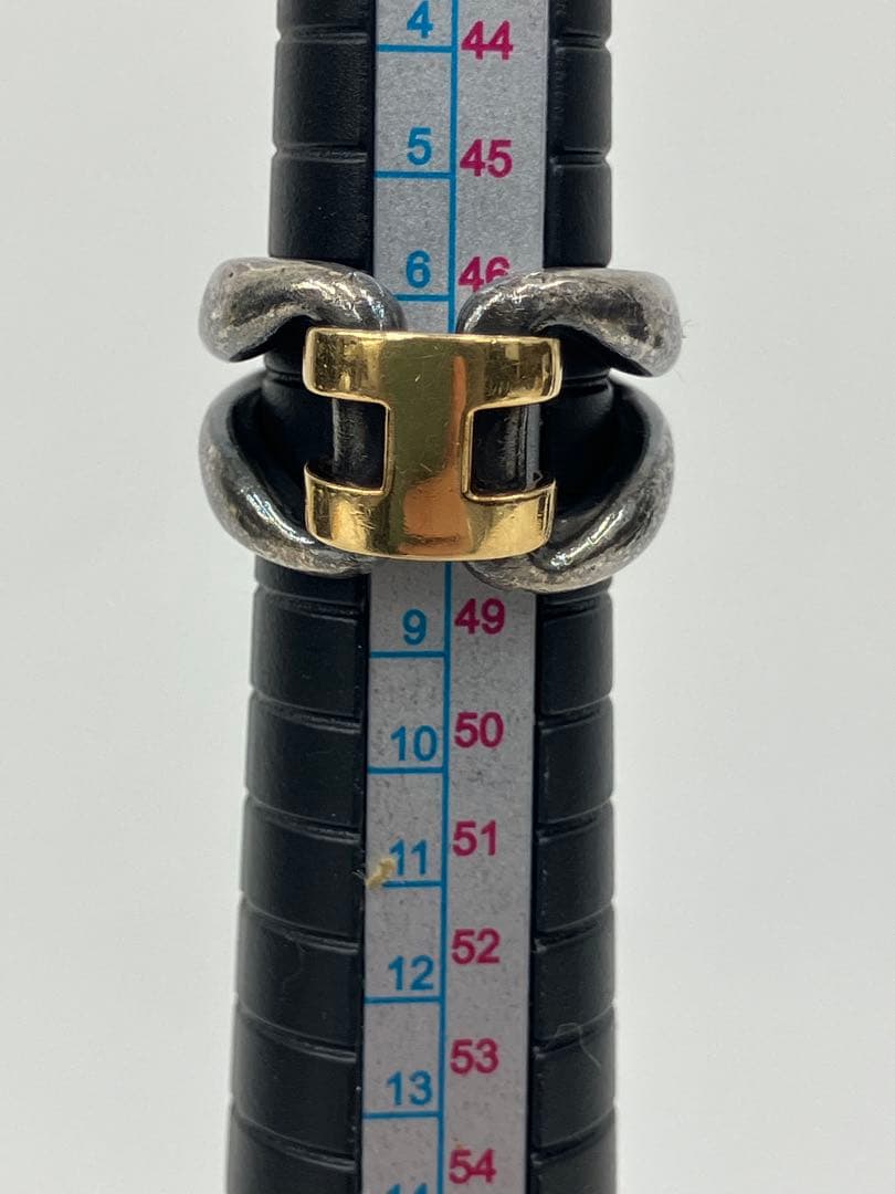 た*や様 エルメス ヒストリーリング SV925/750 リング