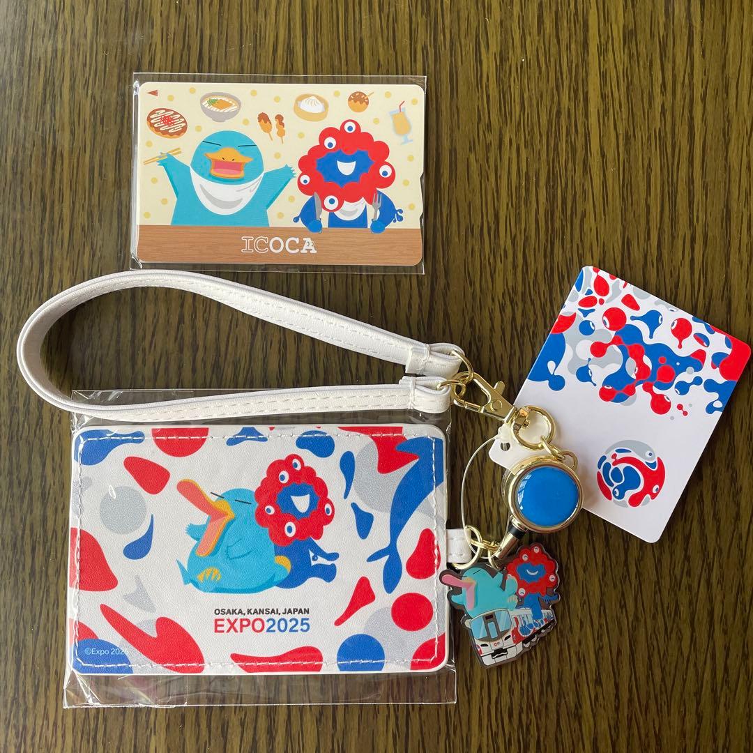 EXPO2025 ストラップ付きパスケースセットICOCA