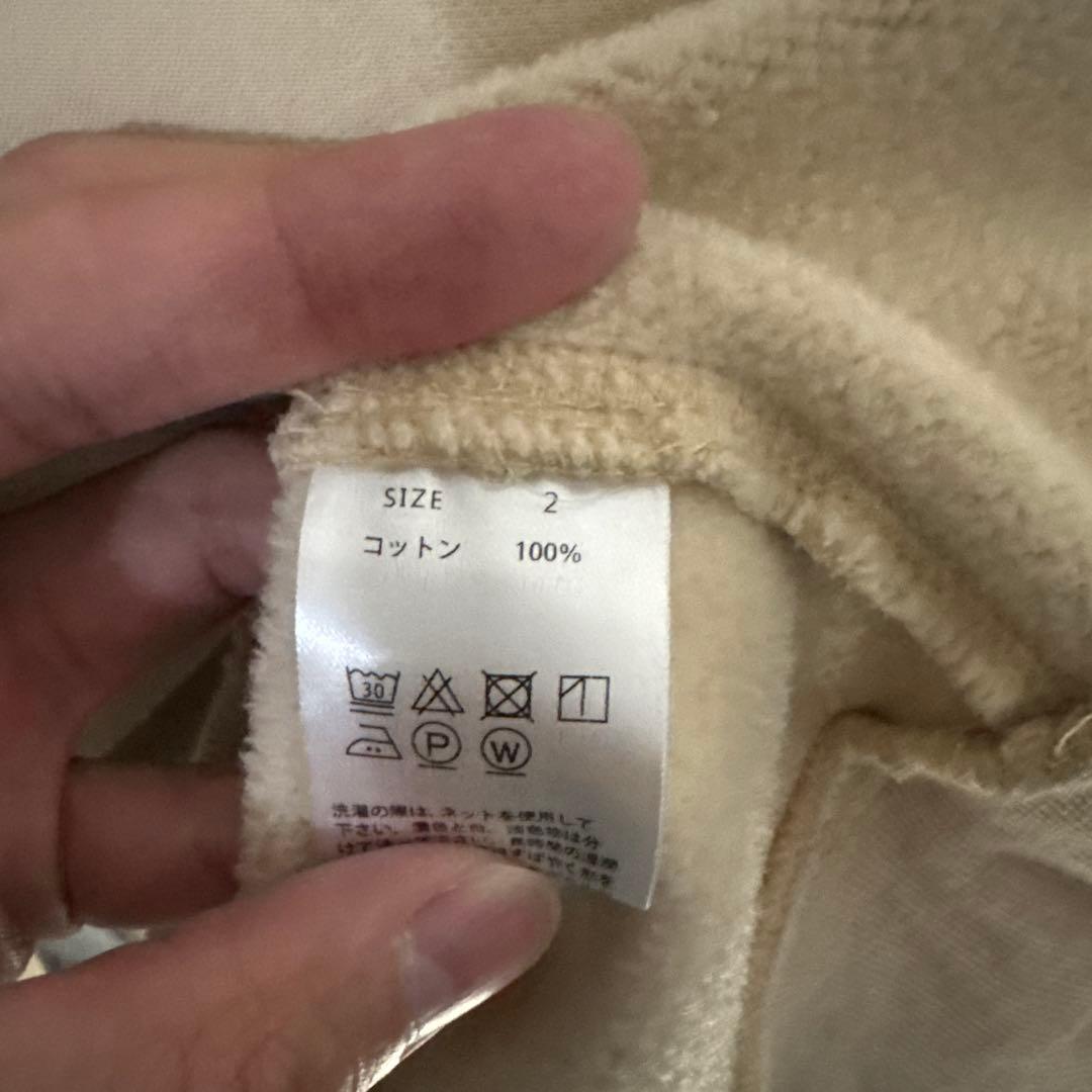 RULE THE TATE ベージュ パーカー サイズ2