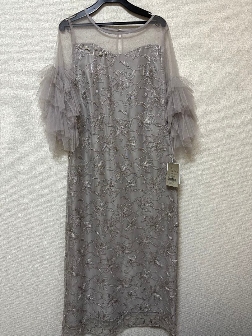 新品！LE'RURE Pearl motif embroidery dress