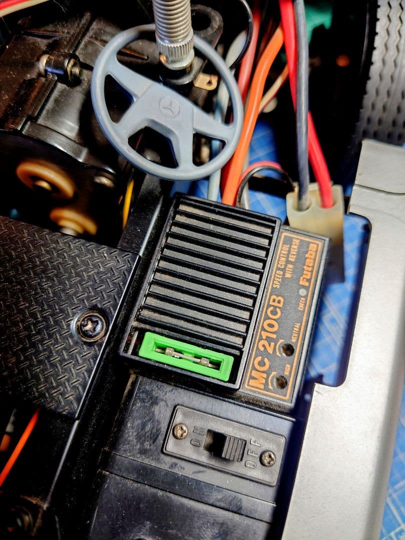 1/14 タミヤ メルセデスベンツ 1838LS ライト点灯 動作確認済み