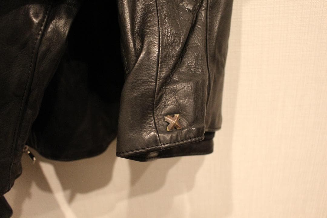 最終価格 STRUM ドメスティックヘビータンドカーフ シングルライダース