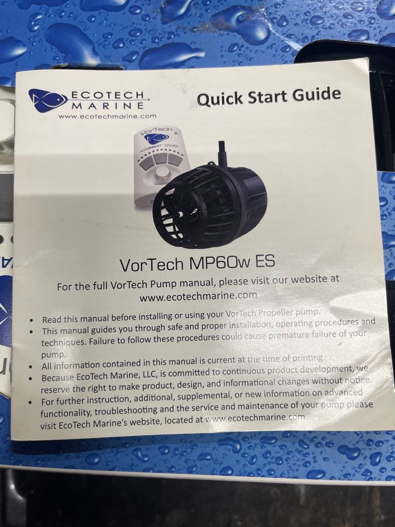 EcotechMarine MP60WES 新品　旧モデルウェーブポンプ