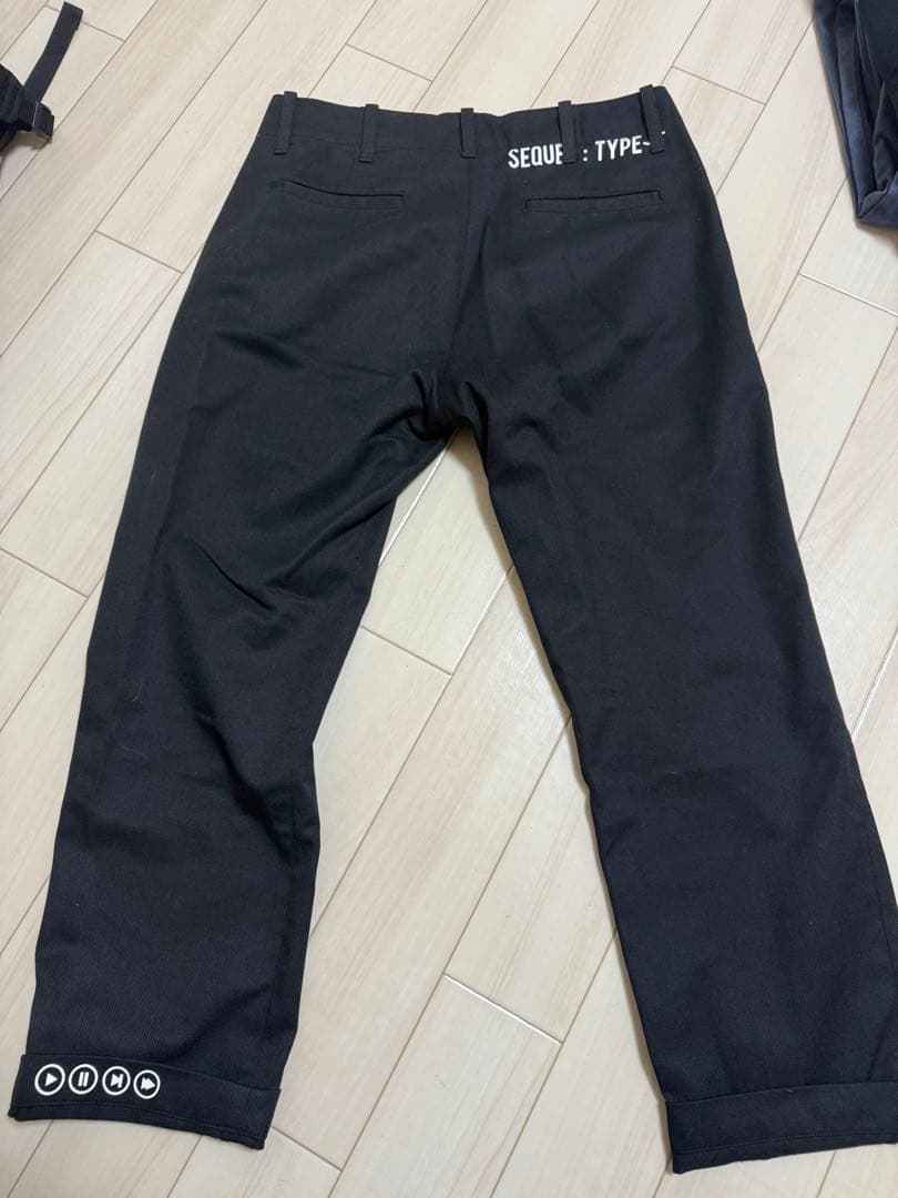 sequel チノパン TYPE-F SQ-22AW-PT-05 ブラック