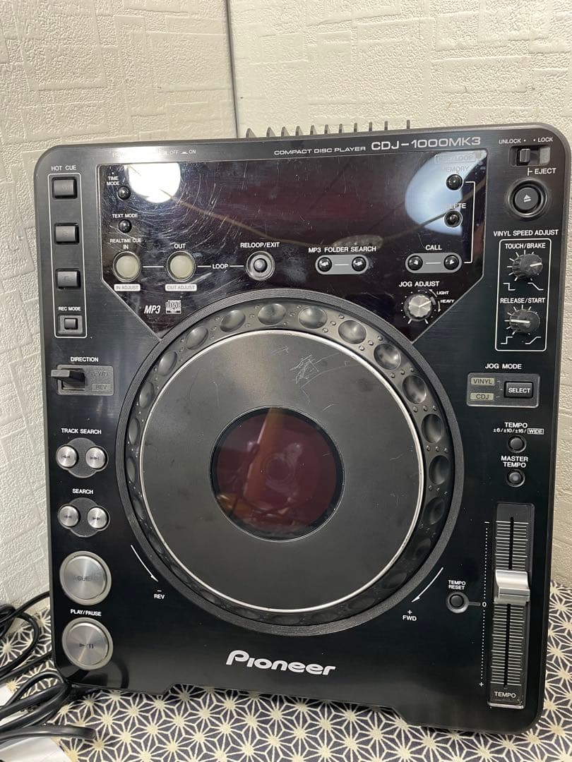 pioneer dj パイオニア　CDJ-1000mk3 回転部メンテナンス