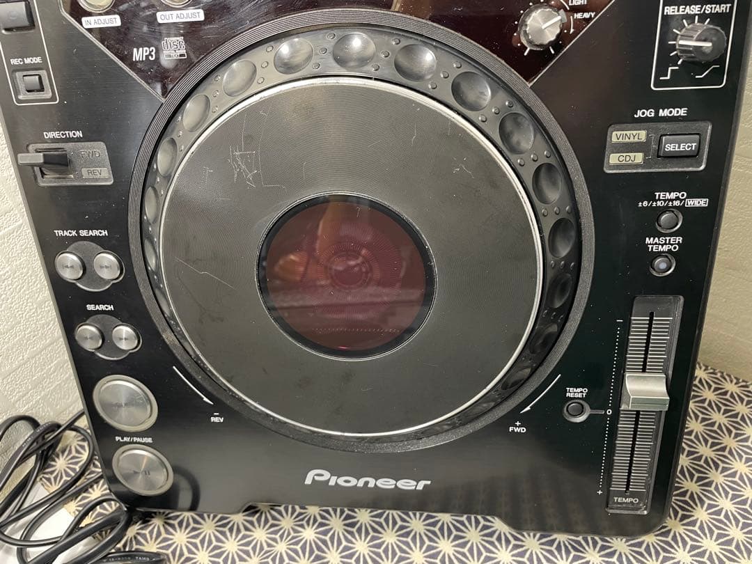 pioneer dj パイオニア　CDJ-1000mk3 回転部メンテナンス