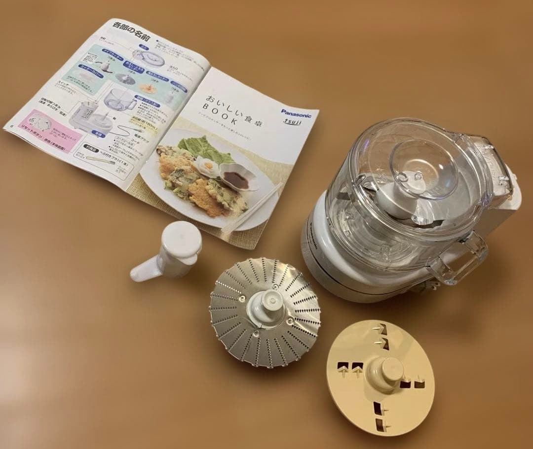 美品!! パナソニック　フードプロセッサー　mk-k81 本体のみ　説明書付き