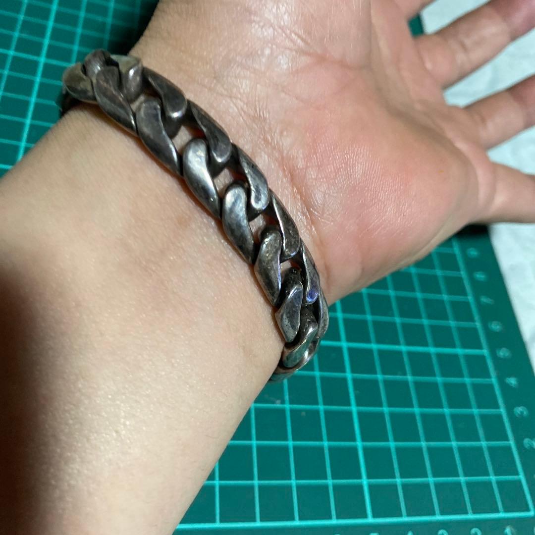 すごく素早い　925 喜平チェーン　ブレスレット　スターリング