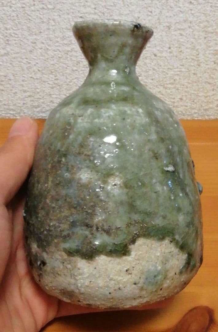 古谷和也作　伊賀焼　窯変　徳利　共箱　共布　酒器