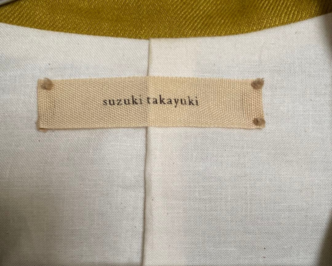 スズキタカユキ　suzuki takayuki チェスターコート マスタード 1