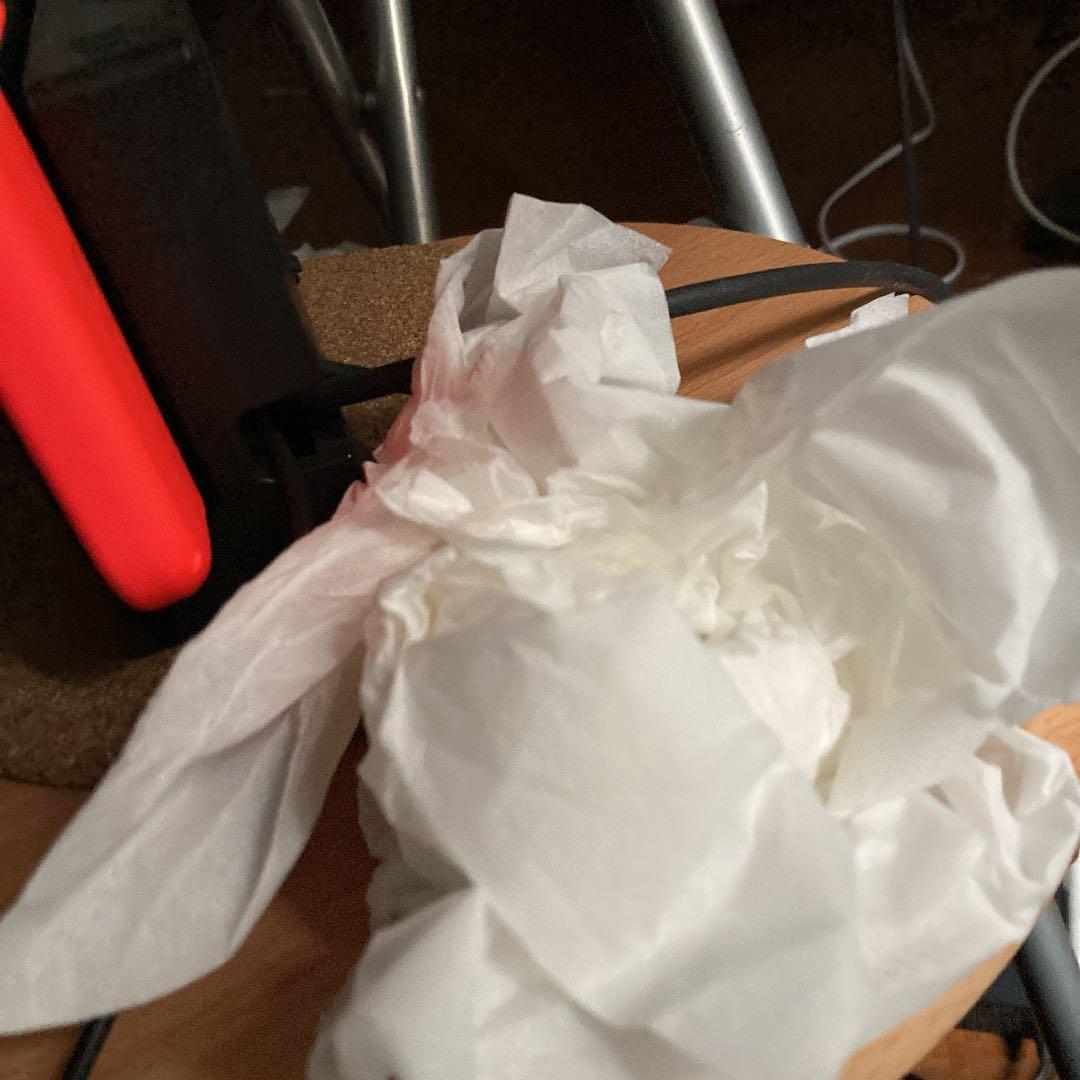 使用済みティッシュ