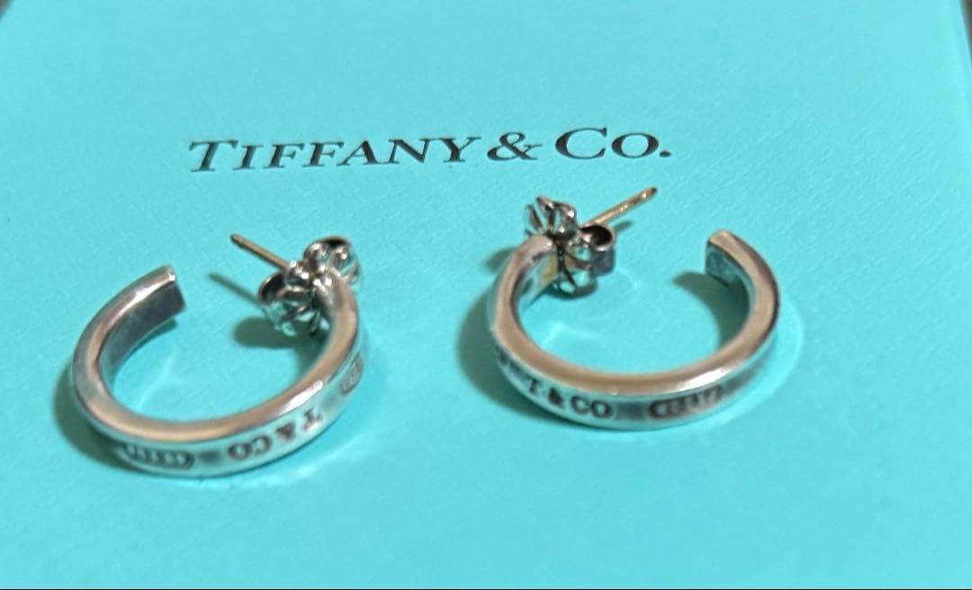 Tiffany & Co. フープピアス シルバー 1837