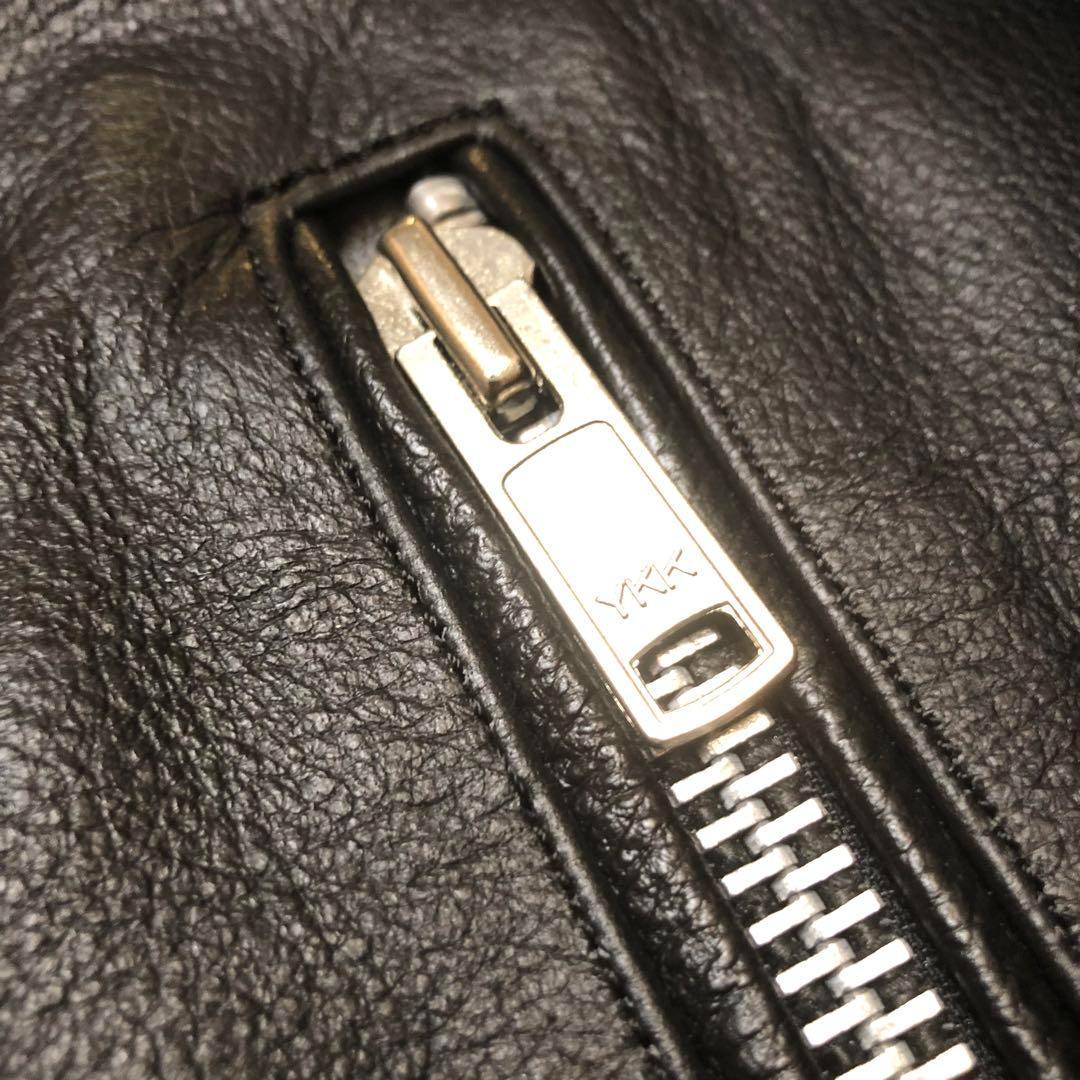 ★極美品★TOKYO PUNKER レザージャケット ボンテージ 32 S 黒