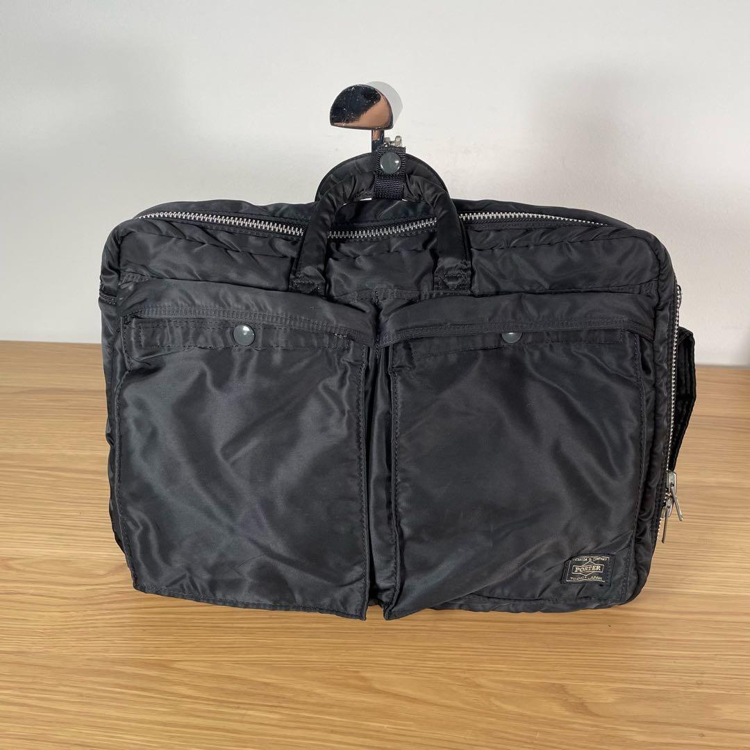ポーター　タンカー　ビジネスバッグ　リュック　3way ブラック