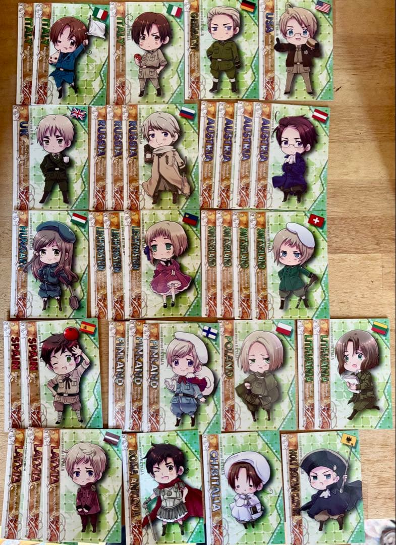 ヘタリア トレカ トレーディングカード 初版 93枚