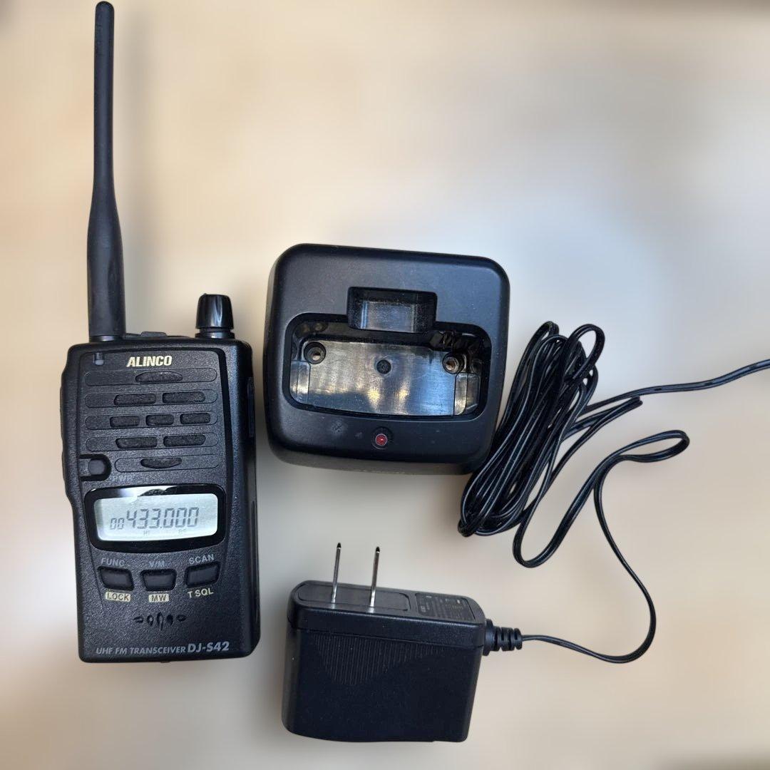 【技適品】ALINCO DJ-S42 無線機 433MHzアマチュア無線機