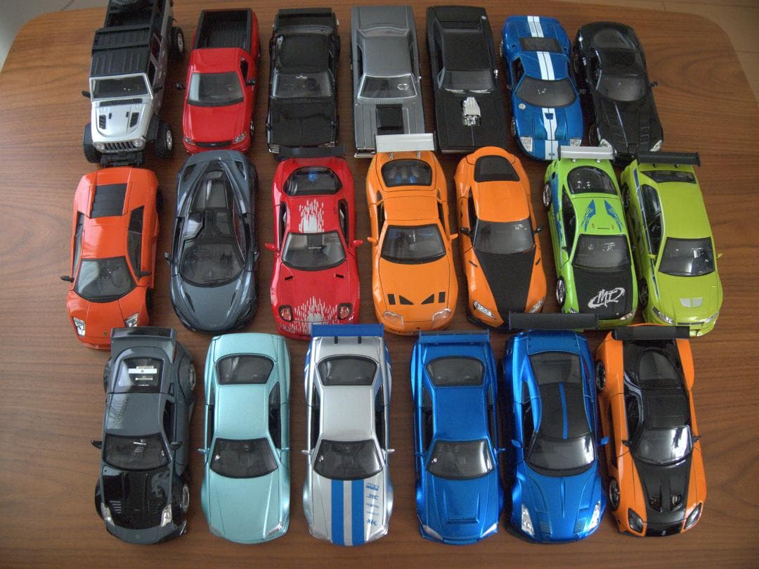 JADA TOYS 1/24　20台ミニカーセット　ワイルドスピード