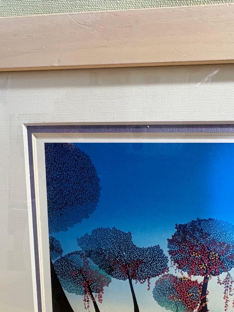 藤城清治 『一輪車のこびと』 359/500 版画