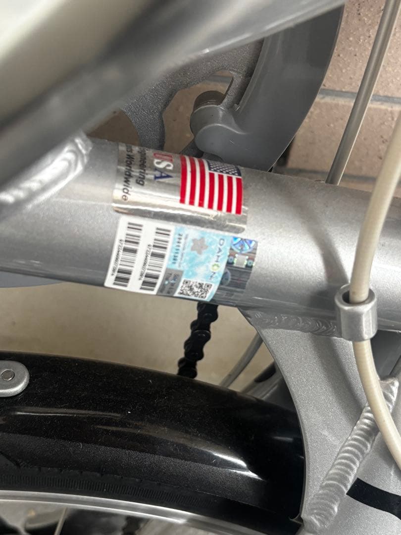 DAHON route 折りたたみ自転車 シルバー 美品