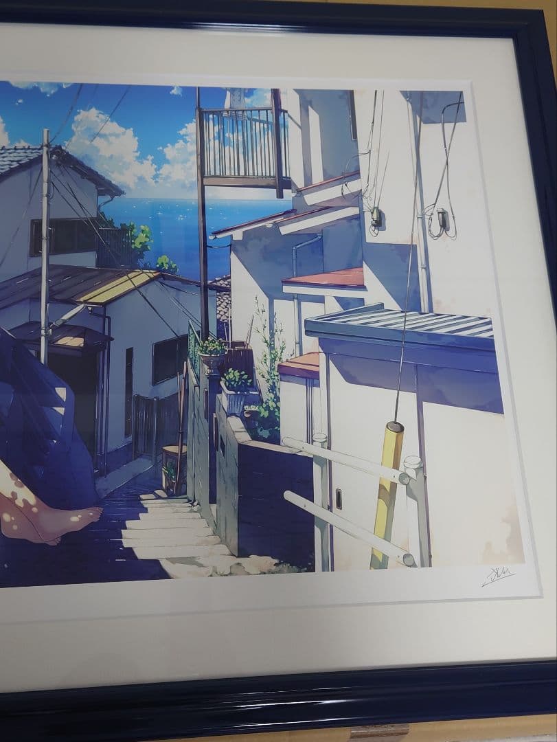 【美品】カントク　版画　渚　アールビバン 　アールジュネス　33/35