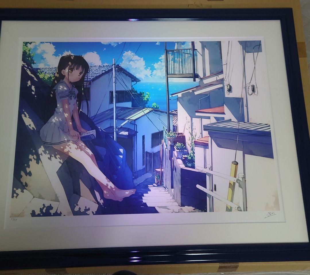 【美品】カントク　版画　渚　アールビバン 　アールジュネス　33/35