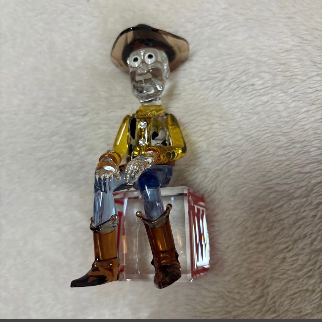 ディズニー　トイストーリー　スワロフスキー ウッディ 美品