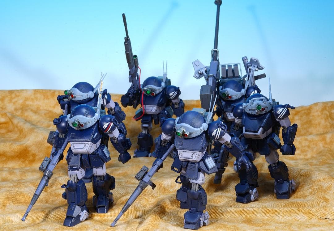 中古 35MAX装甲騎兵ボトムズ コマンドフォークト 7点セット