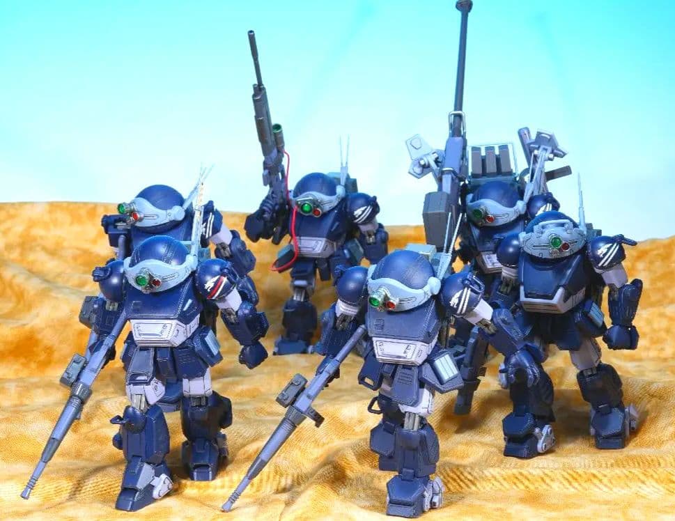 中古 35MAX装甲騎兵ボトムズ コマンドフォークト 7点セット