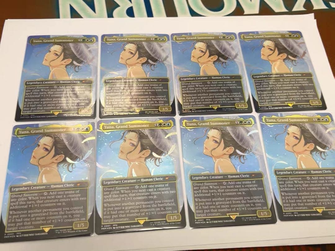 大召喚士、ユウナ　コマンダーリーグ　プロモ　英語版