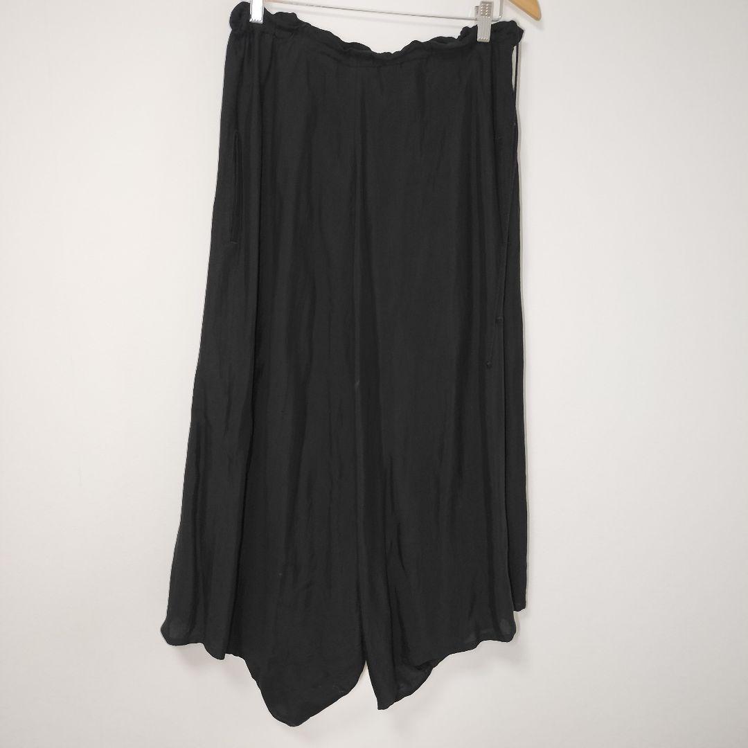 【希少】Y's ワイズ ガウチョ パンツ オーバーサイズボトム ブラック 黒 M