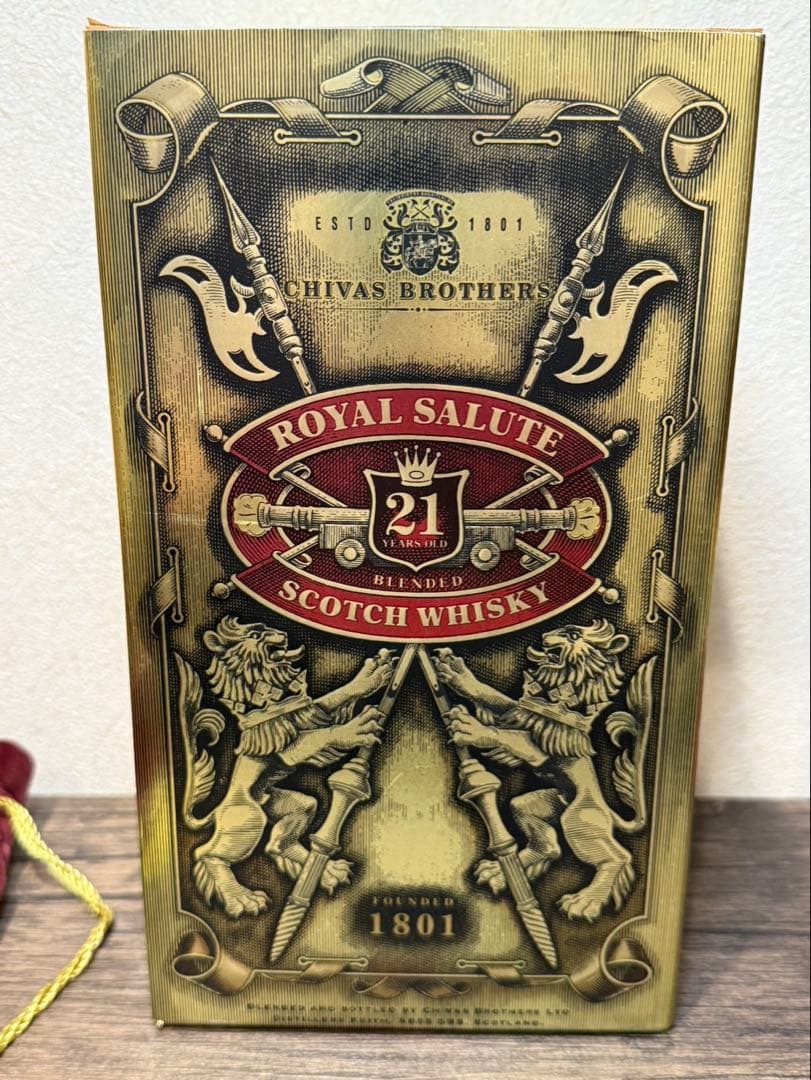 【未開封】シーバスブラザーズSalute21年 ロイヤルサルート 古酒
