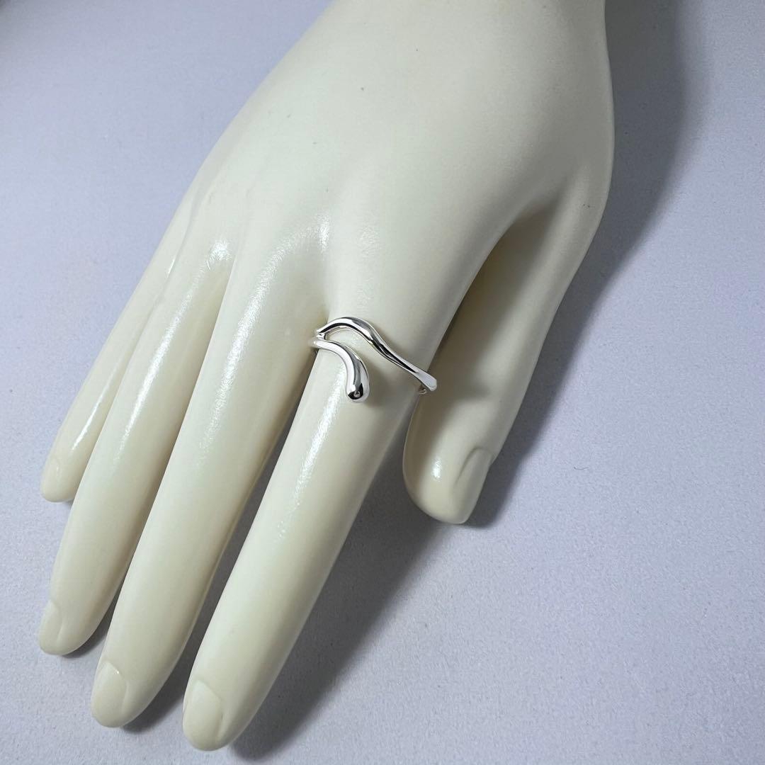 ティファニー　ティアドロップリング　11号 シルバー925