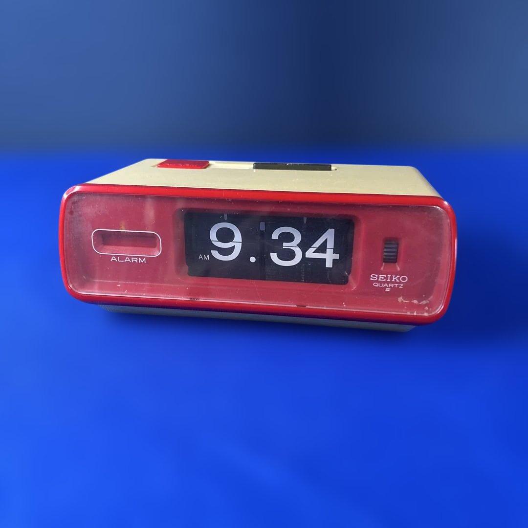 【昭和レトロ】SEIKO パタパタ時計 QN423R