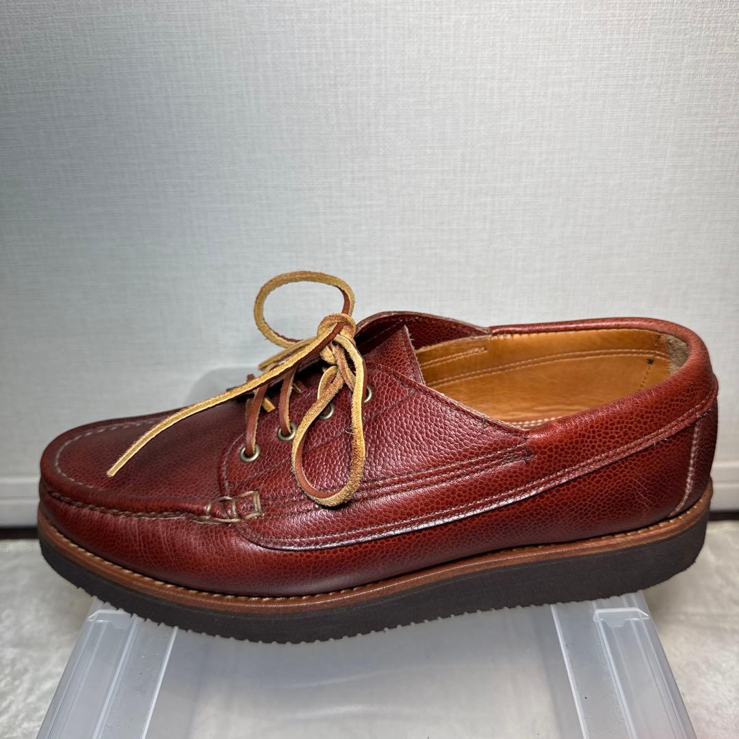 極美品　ユケテン　デッキシューズ　モカシン　ブラウン　9