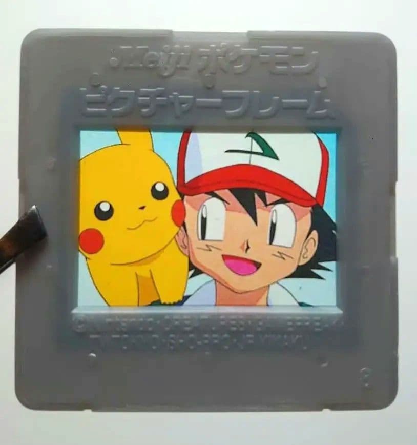 Meiji ポケモン ピクチャーフレーム　ピカチュウ サトシ