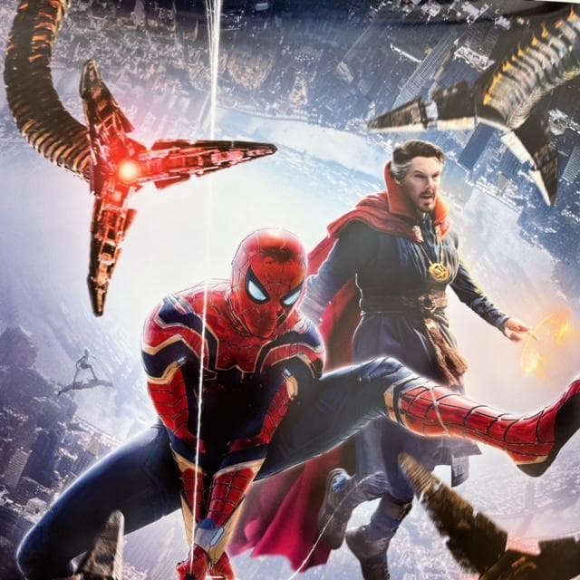スパイダーマン ノーウェイホーム マーベル ドクターストレンジ 映画館 ポスター