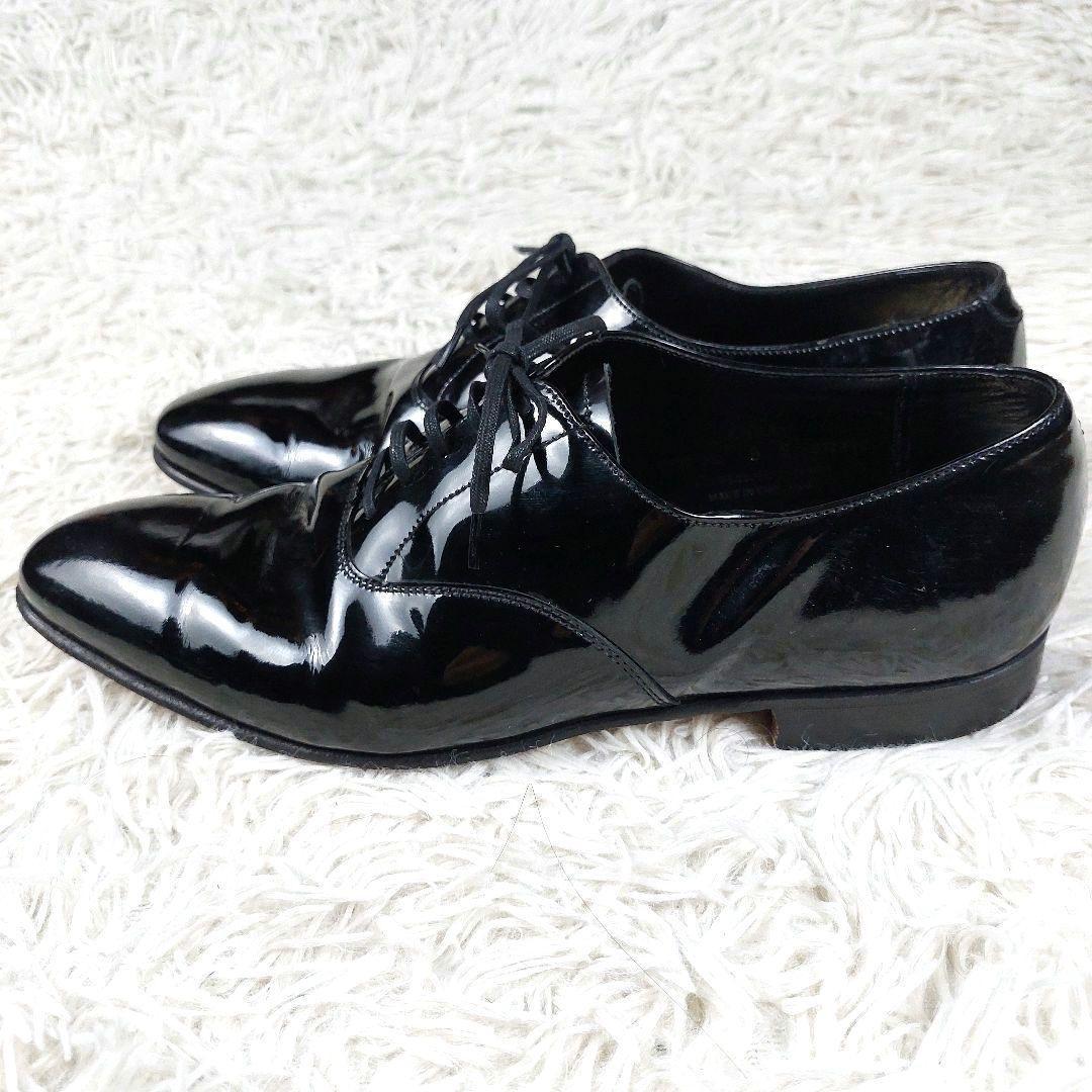 クロケット＆ジョーンズ 結婚式 エナメルドレスシューズ 靴黒 26cm