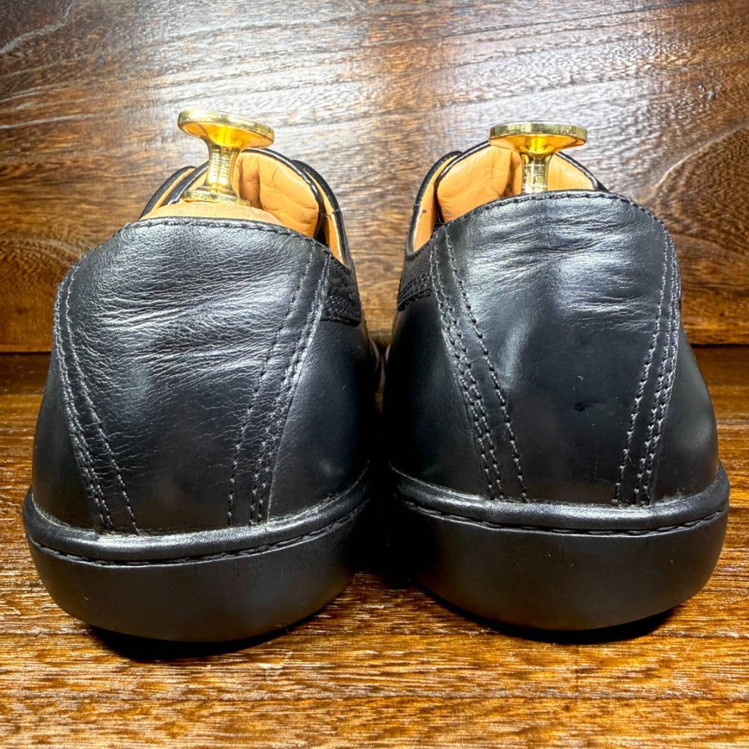 ◆REGAL◆リーガル 25.5cm レザースニーカー 黒 ブラック 革靴