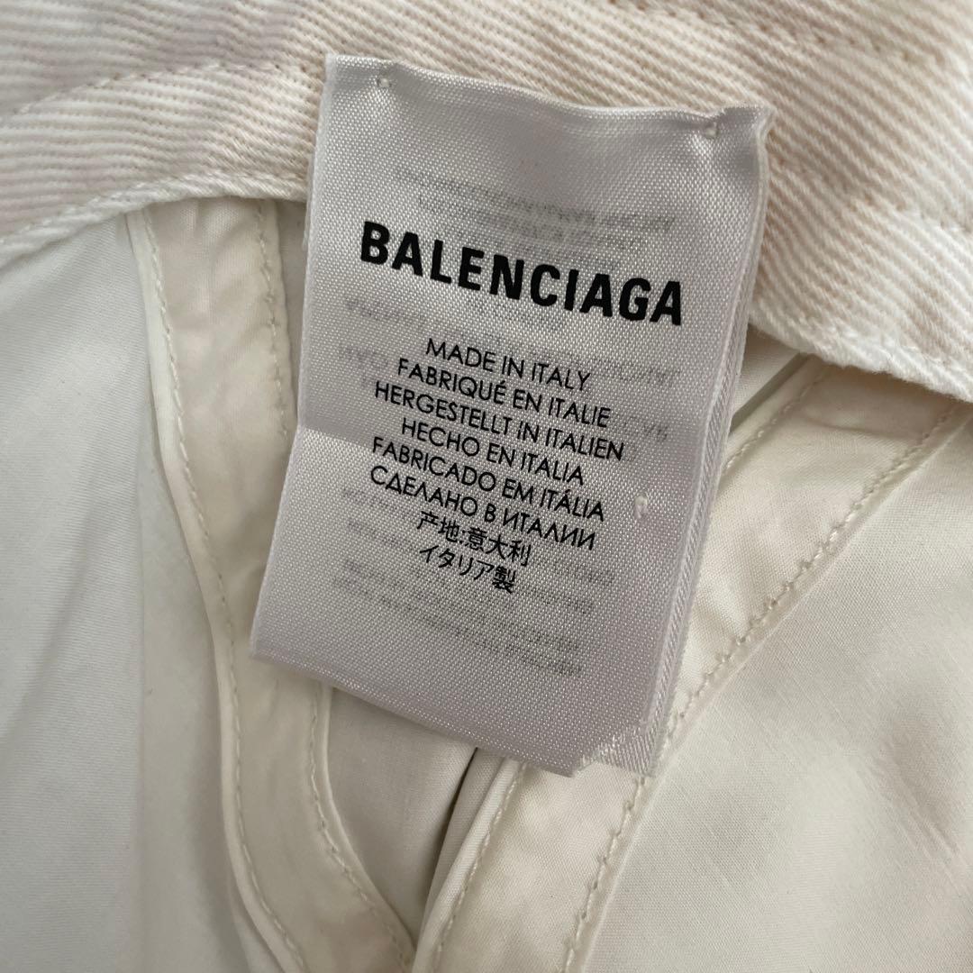 BALENCIAGA バレンシアガ キャップ ホワイト キッズL 正規品
