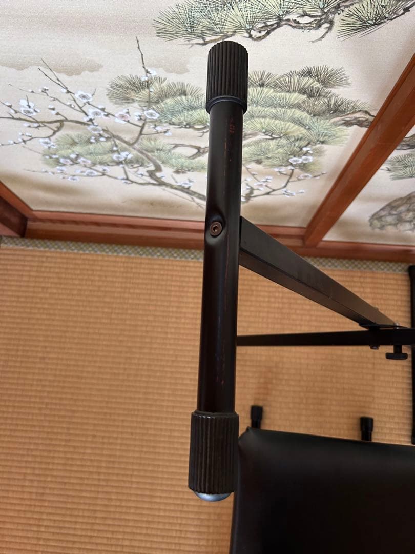 キーボードスタンド　ピアノ台　ピアノ椅子　ブラック