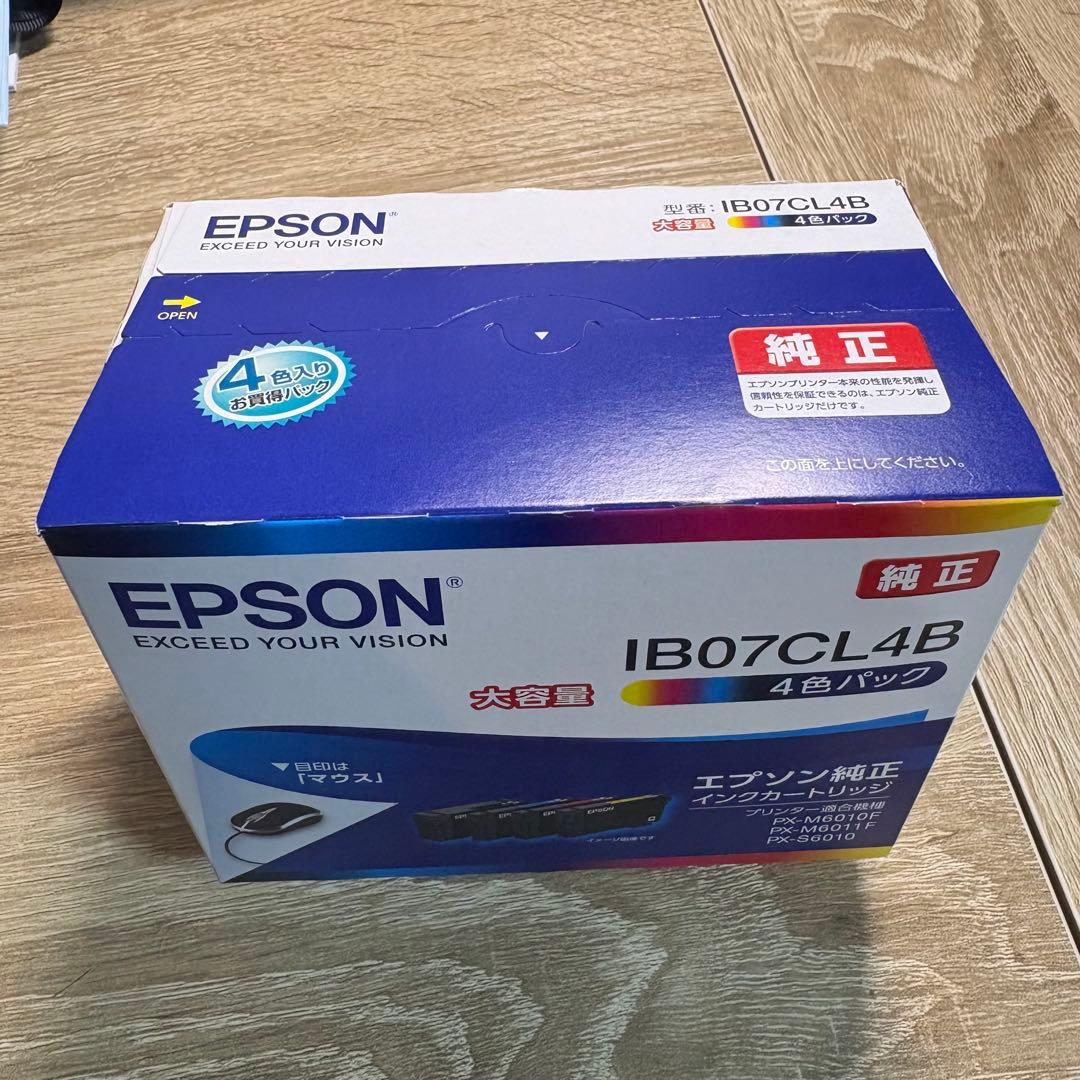 EPSON IB07CL4B 4色インクカートリッジ 純正