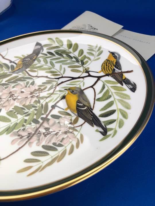 希少★ウェッジウッド製 鳴き鳥シリーズ飾り皿