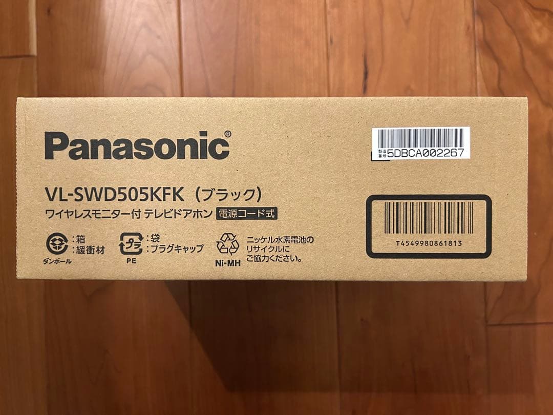 Panasonic VL-SWD505KFK ブラック