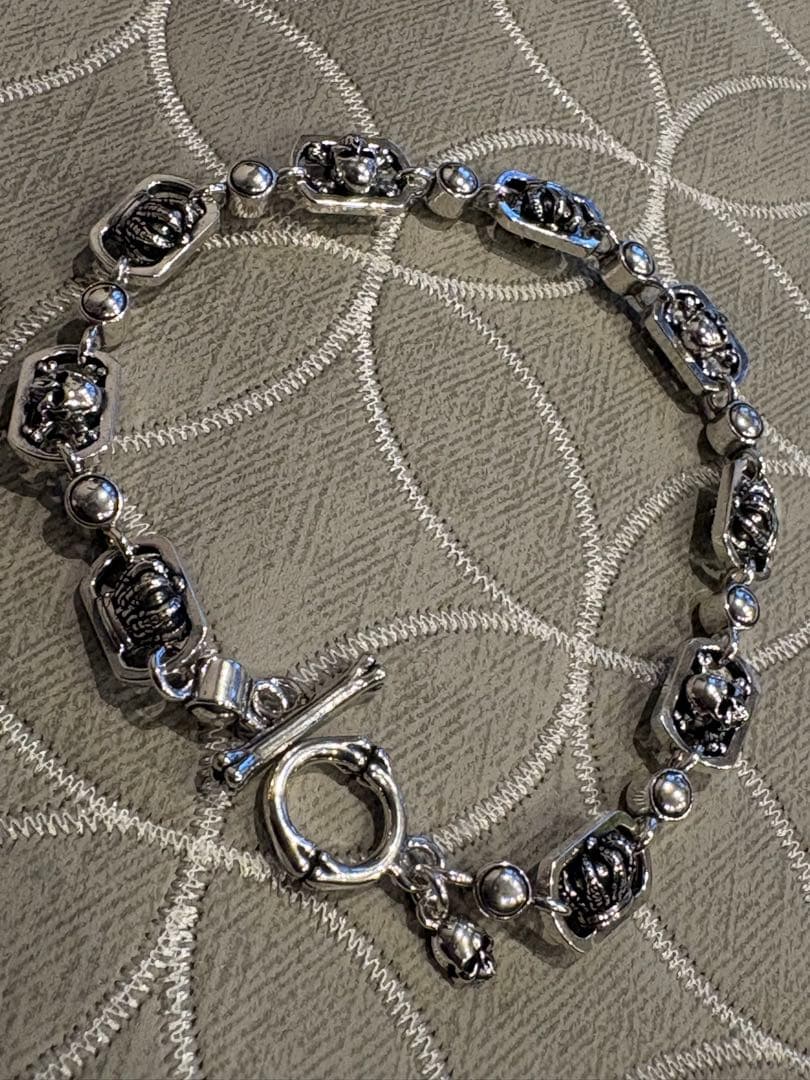 新品◆JUSTIN DAVIS◆CROOKS CROWNブレス◆M◆82,500