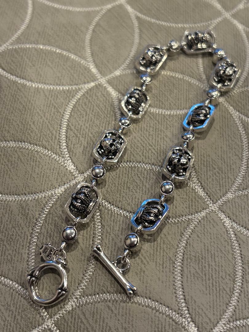 新品◆JUSTIN DAVIS◆CROOKS CROWNブレス◆M◆82,500