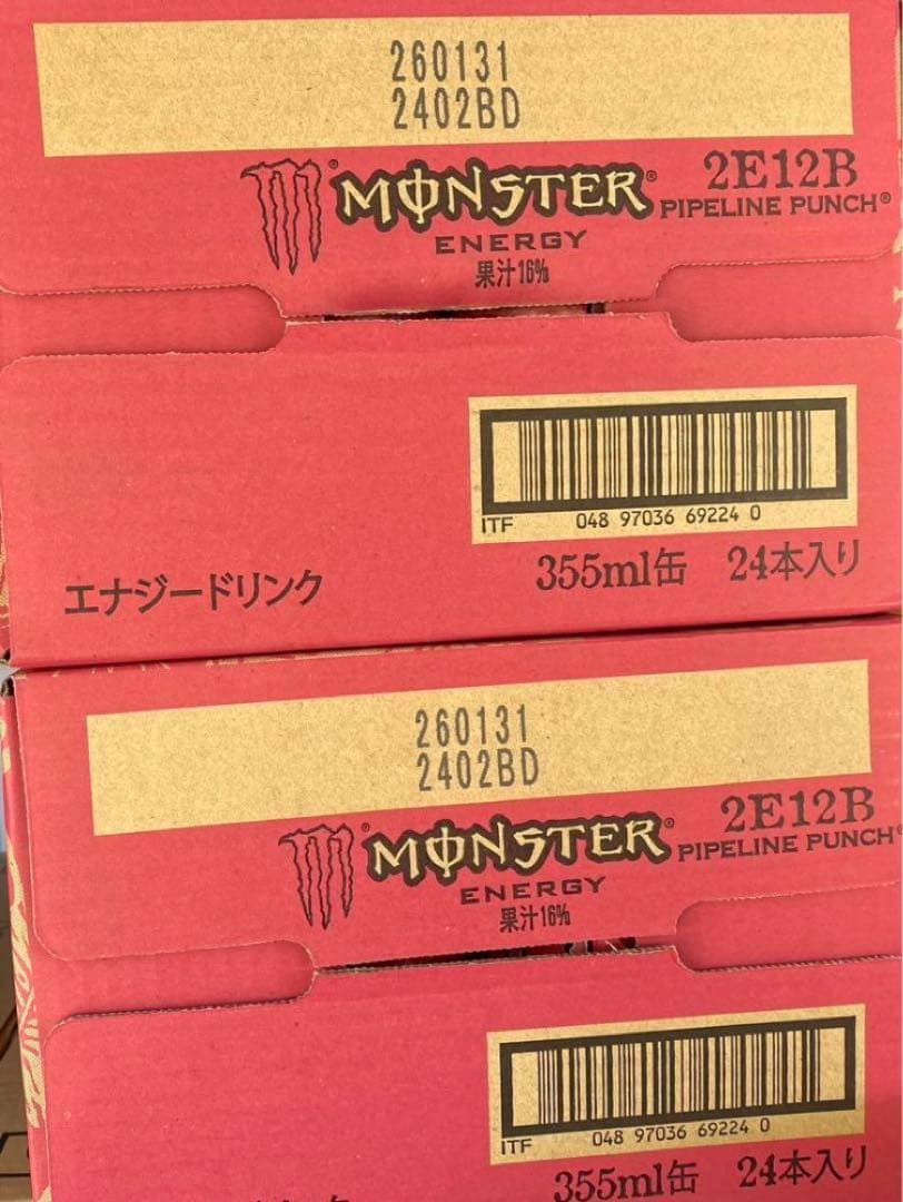 モンスターエナジーパイプラインパンチ355ml 48本