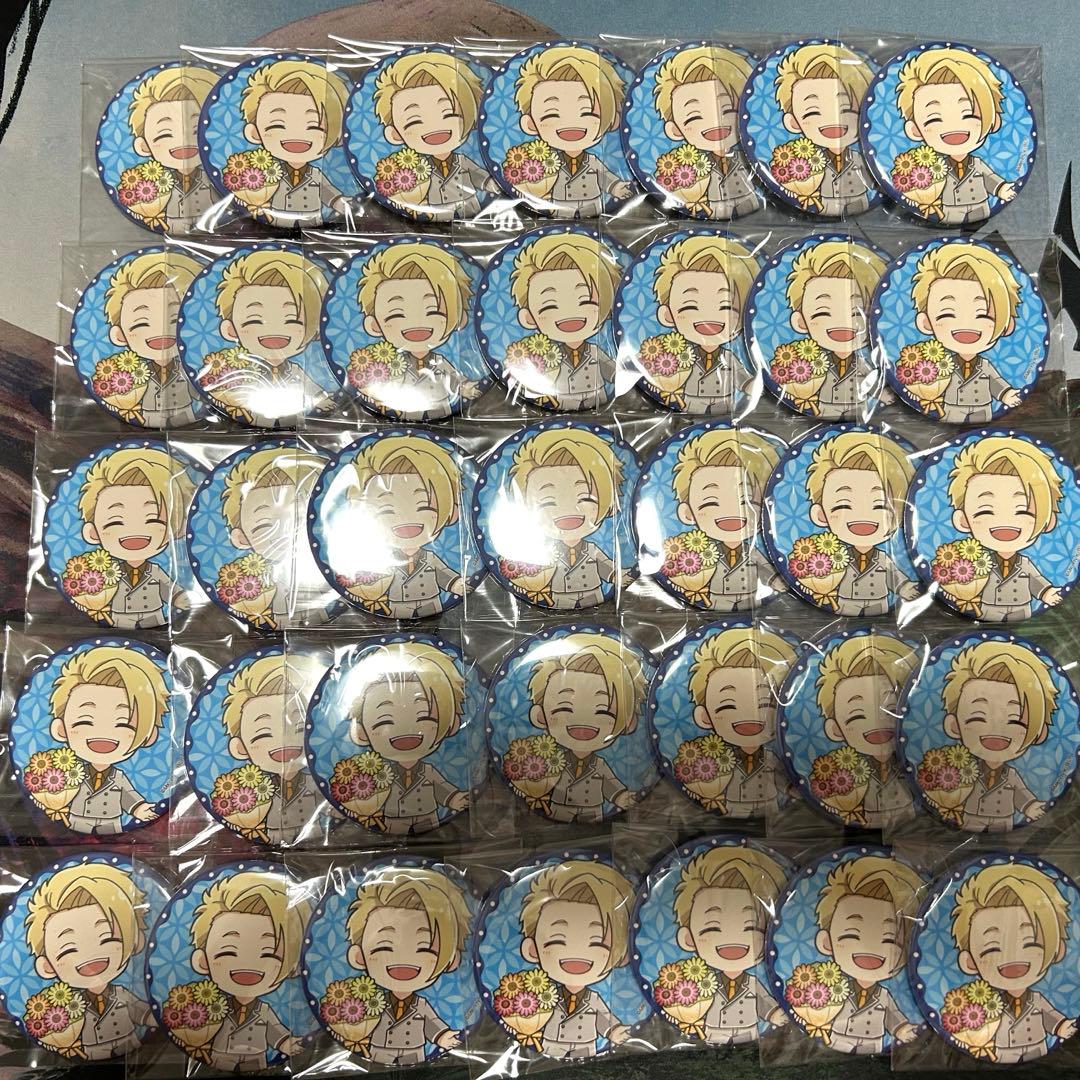 ブルーロック プリンセスカフェ 缶バッジ レオナルド ルナ プリカフェ 缶バッチ